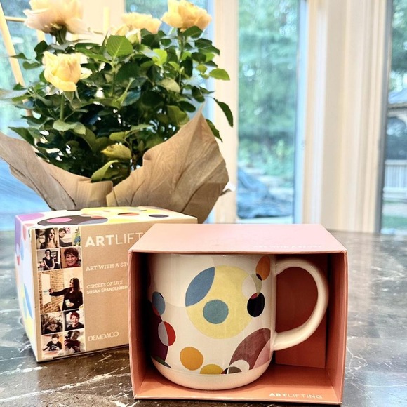 Demdaco Other - NIB Demdaco Mug by Susan Spangenberg Artsy Abstract Coffee Tea Mug chic ceramic
